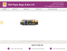Tablet Screenshot of paper-bag-manufacturers.com